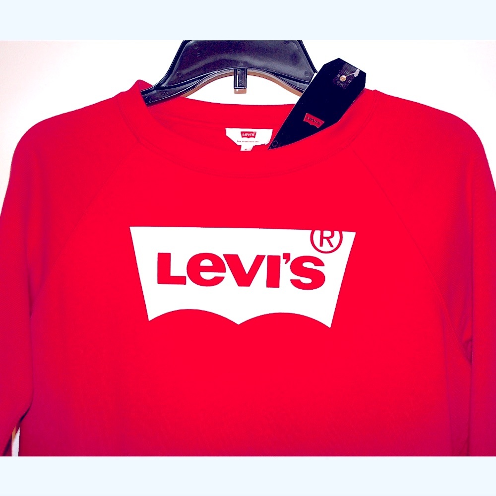 Levi's Fleece Sweatshirt Small - Picture 4 of 8